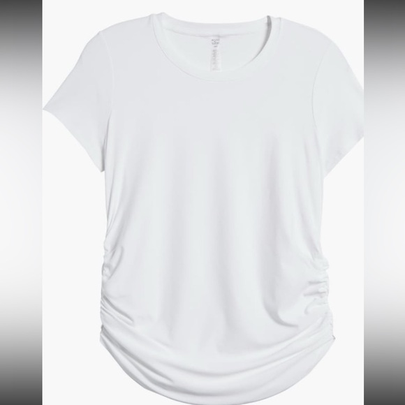 Beyond Yoga NEW One & Only Fetherweight maternity t shirt white - Picture 5 of 11